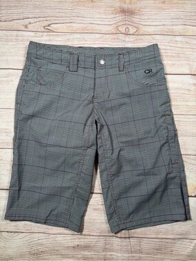Club Ride Apparel Gray Plaid Athletic Biking Cycling Shorts